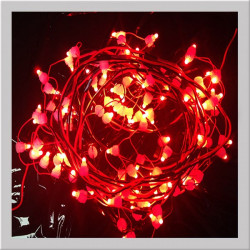 LEDS CHAIN LIGHT RED