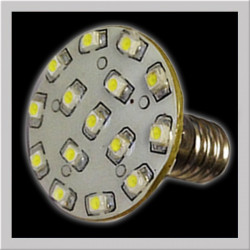 AMUSEMENT LAMPE LED FLAT 24V E10